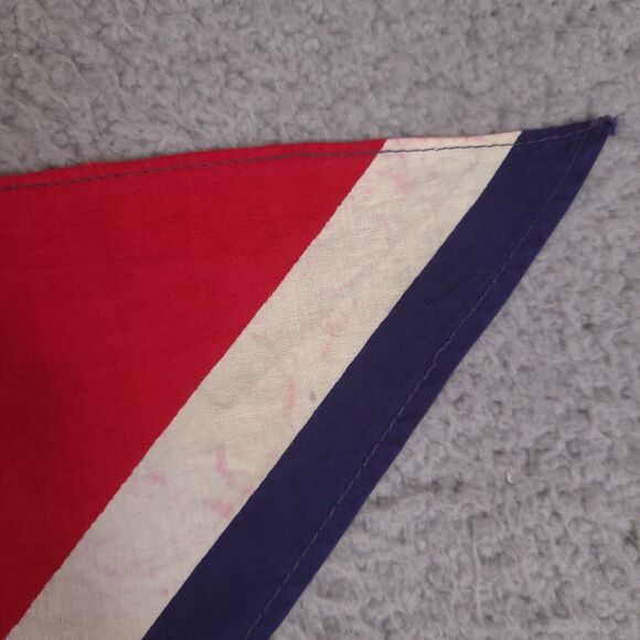 Vintage Boy Scouts America Bandana 1957 Red Neckerchief Jamboree Valley Forge - Picture 3 of 13